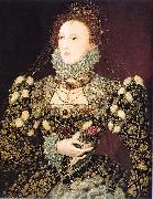 Nicholas Hilliard Elizabeth I, the oil